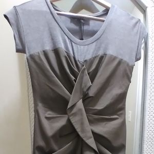 BCBG MAXAZRIA Dress, Size 04, Color Grey and Taupe